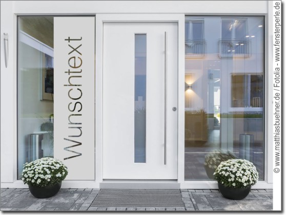 Preview: Sichtschutzfolie mit Wunschtext Preview: Sichtschutzfolie mit Wunschtext
