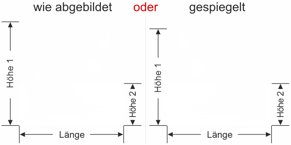 Preview: Sichtschutzfolie Schilfgräser und Störche Preview: Sichtschutzfolie Schilfgräser und Störche