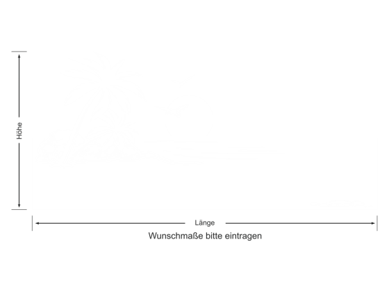 Preview: Milchglasfolie Sonnenuntergang am Meer