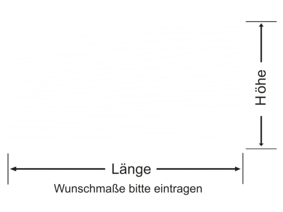 Preview: Sichtschutzfolie Streifendesign - Ansicht Farbauswahl und Anleitung zur Größenberechnung
