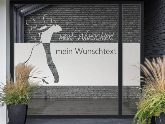 Sichtschutzfolie Tanzpaar - für Tanzschule
