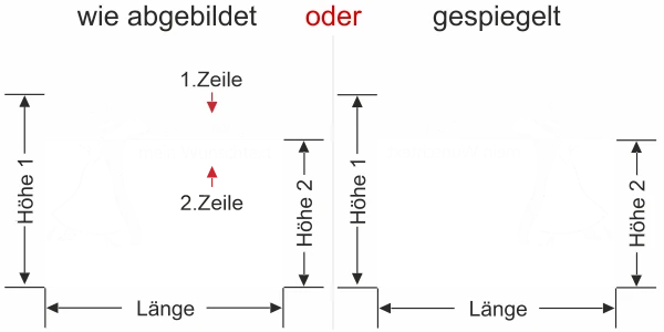 Sichtschutzfolie Tanzpaar - Ansicht Farbauswahl