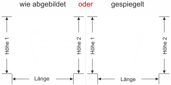 Preview: Sichtschutzfolie Tanzpaar - Ansicht Farbauswahl