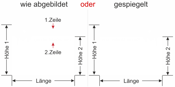 Preview: Sichtschutzfolie Tierarzt - Ansicht Farbauswahl