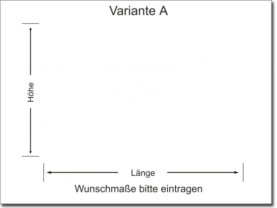 Blickschutz mit Bremer Skyline