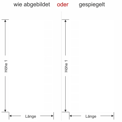 Sichtschutzfolie Viereck - Ansicht Farbauswahl