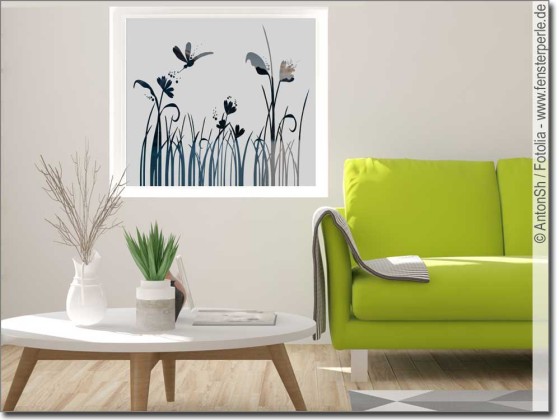 Preview: Sichtschutzfolie Wildblumen Preview: Sichtschutzfolie Wildblumen
