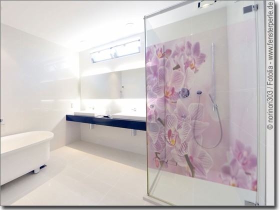 Preview: Glasbild Pink Orchidee Preview: Glasbild Pink Orchidee