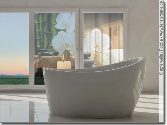 Preview: Fensterbild Orchideenzauber