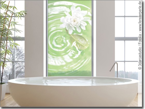 Preview: Glasdruck Seerose