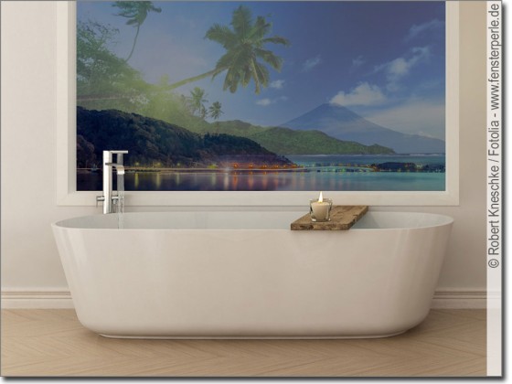 Preview: Glasdruck Palme