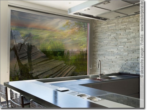 Preview: Glasdruck Alte Holzbrücke