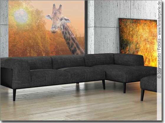 Preview: Foliendruck Giraffe Preview: Foliendruck Giraffe