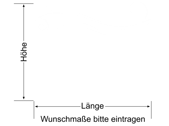 Preview: Tür Blickschutzfolie Design Ornament