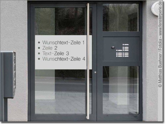 Sichtschutzfolie nach Maß für Praxis, Büro und Geschäft Sichtschutzfolie nach Maß für Praxis, Büro und Geschäft