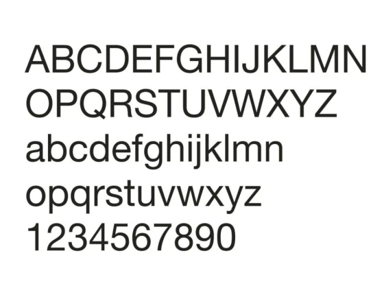 Schönheitssalon Aufkleber - Ansicht Alphabet 2.Zeile