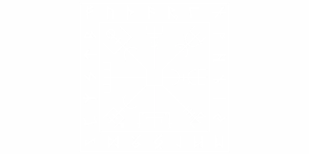 Fenstersticker Wegweiser Runen Symbole