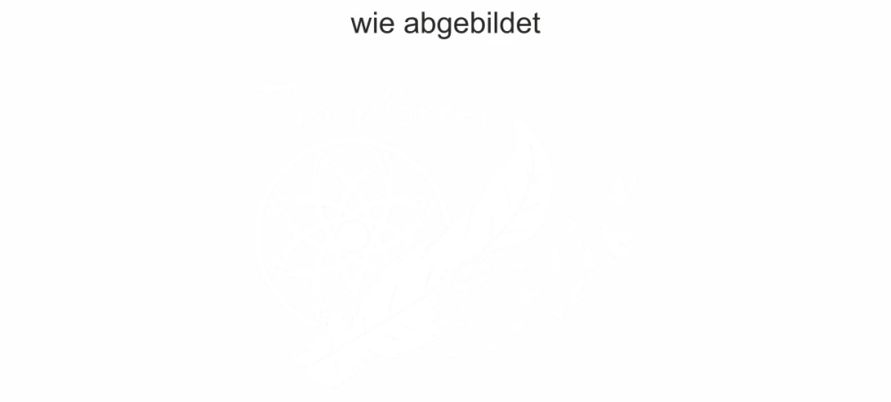 Glastattoo Traumfänger mit Text - Ansicht Farbauswahl - Ansicht Ausrichtung und Farbauswahl