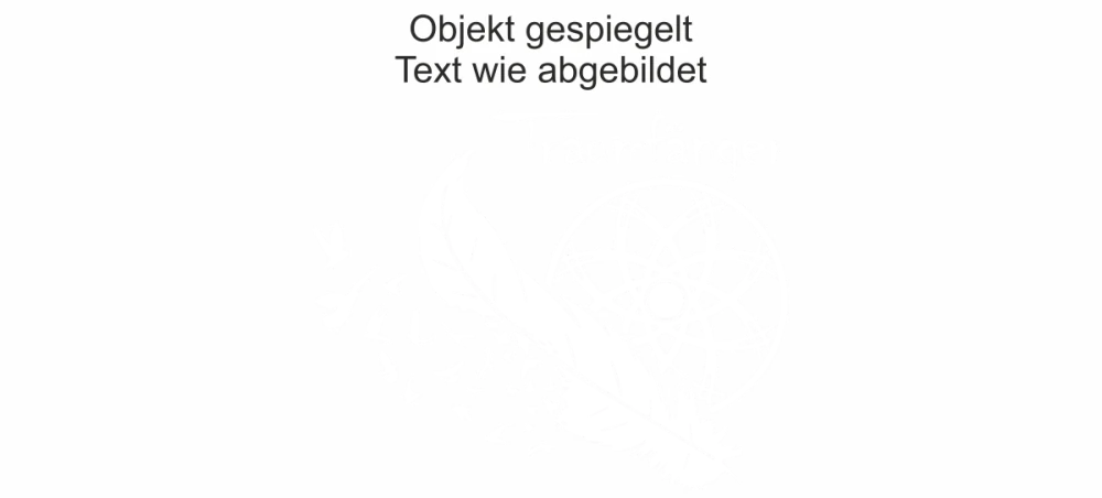 Glastattoo Traumfänger mit Text - Ansicht Farbauswahl - Ansicht Ausrichtung und Farbauswahl