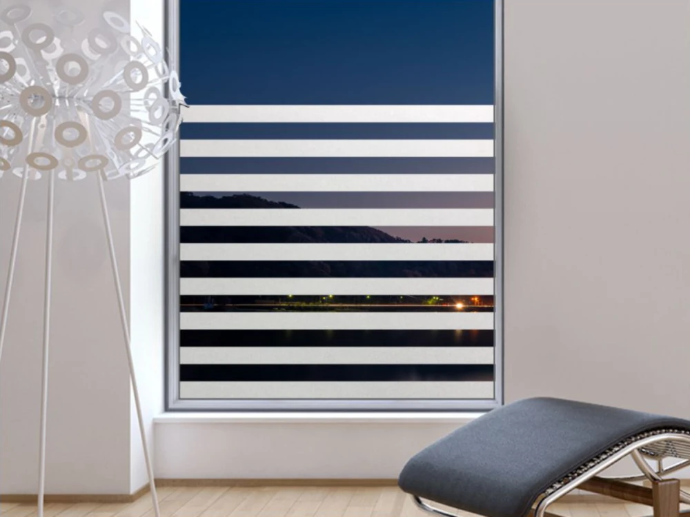 Glastürfolie Streifen 5/5 cm