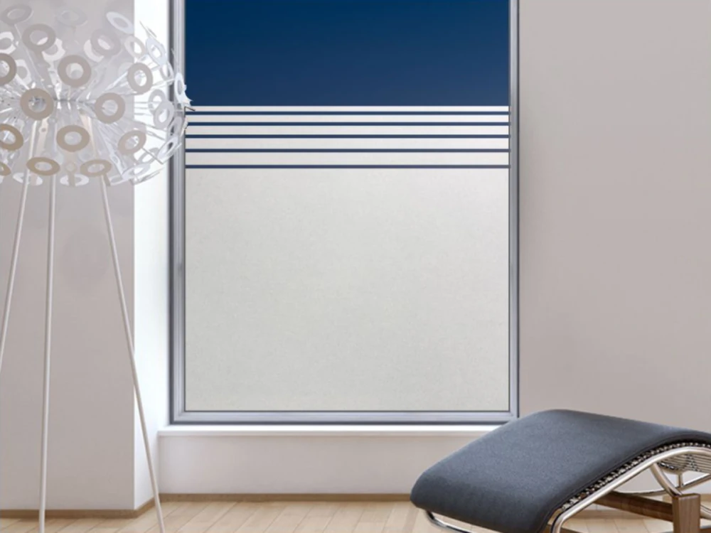 Glastür Glasdekorfolie Streifen
