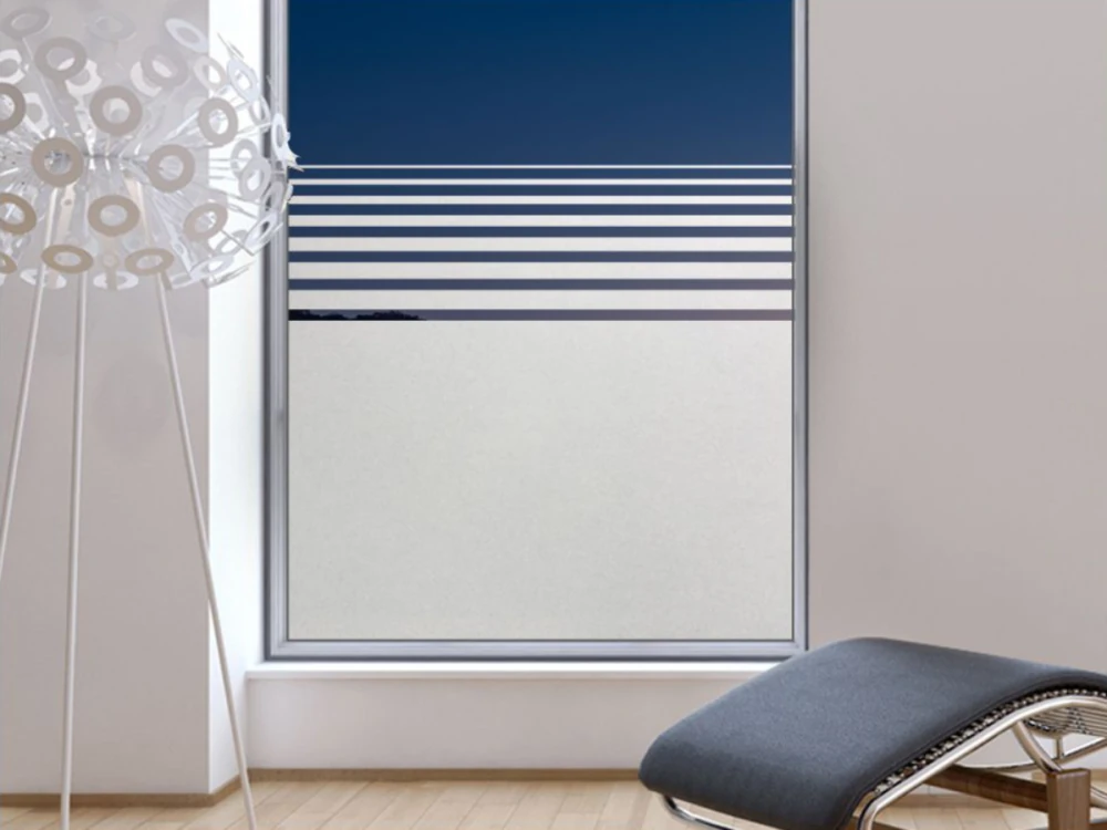 Glastür Glasdekorfolie Gestreift
