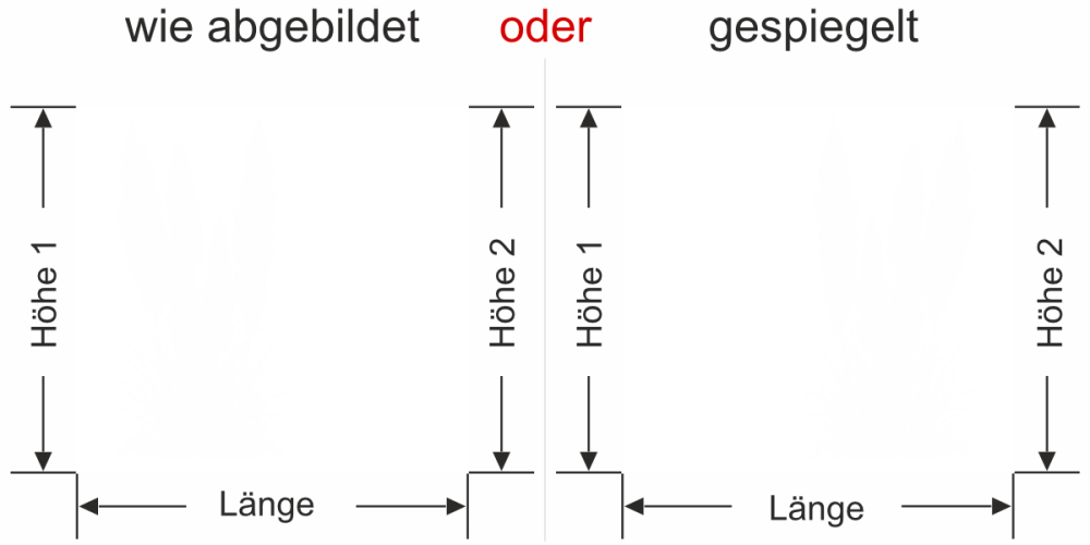 Fensterfolie Pampasgras mit Zierwedel