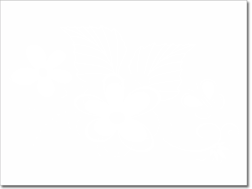 Glastattoo Blumen und Schmetterling