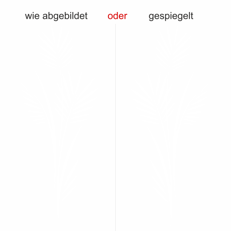 Kunstvoller Palmenzweig