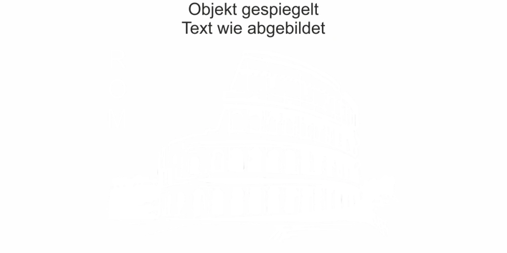 Fensterdesign Aufkleber Rom - Ansicht Ausrichtung und Farbauswahl Fensterdesign Aufkleber Rom - Ansicht Ausrichtung und Farbauswahl