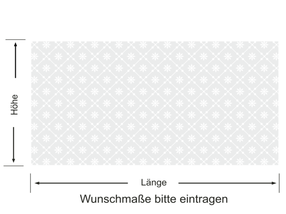 Sichtschutzfolie Musselin Optik 10 | Druck Wunschfarbe