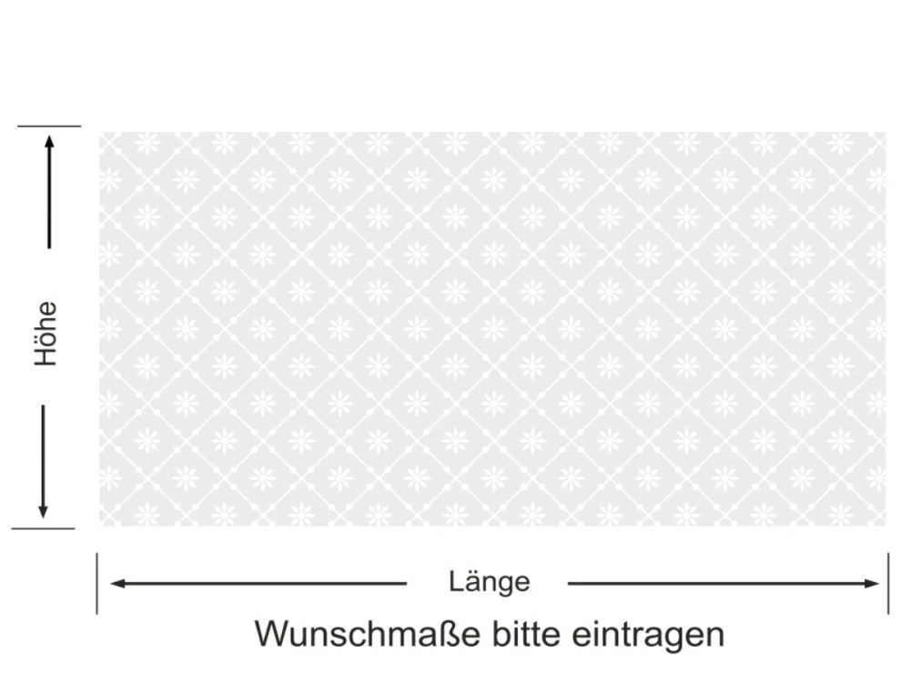 Sichtschutzfolie Musselin Optik 5 | Druck Wunschfarbe