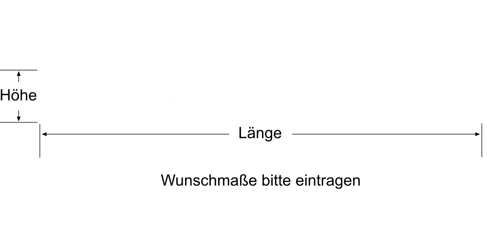 Dekofolie für Glas Fantasieband