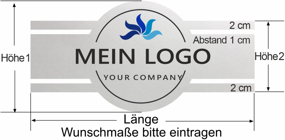 Durchlaufschutz für Glas mit eigenem Logo im Digitaldruck Durchlaufschutz für Glas mit eigenem Logo im Digitaldruck