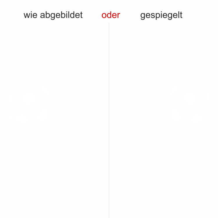 Fensteraufkleber Fußball