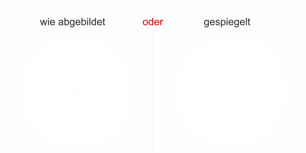 Fensterdekor Nordischer Kompass - Ansicht Farbauswahl