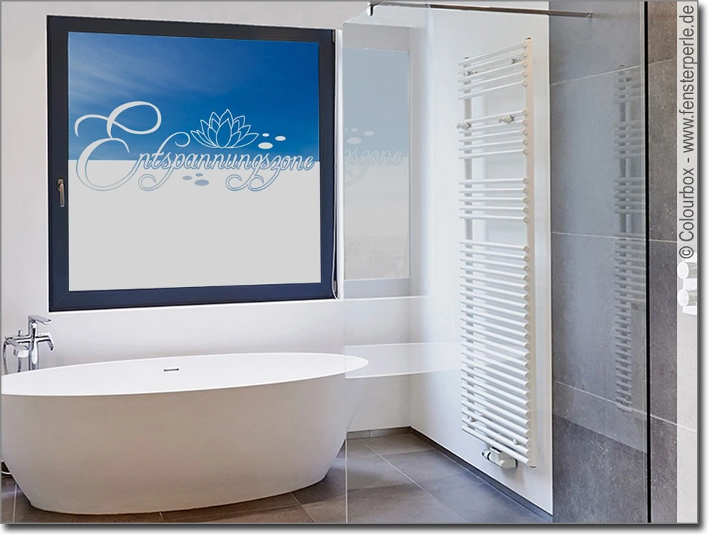 Fensterfolie für das Bad - Ihre eigene Entspannungszone