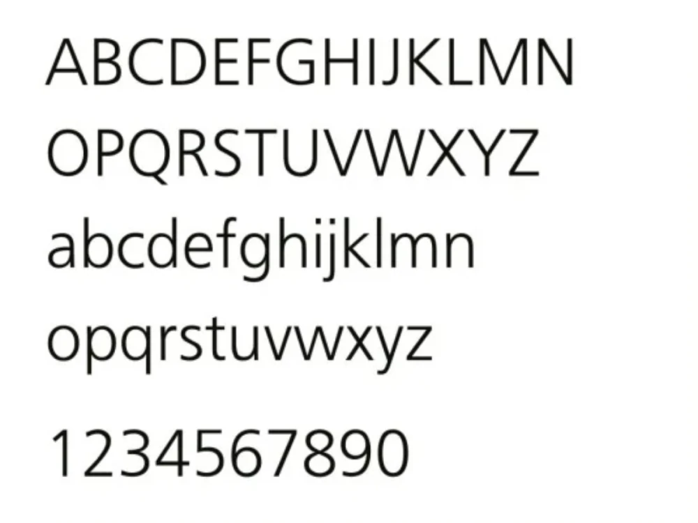 Fußpflege Schaufenster - Ansicht Alphabet 2.Zeile