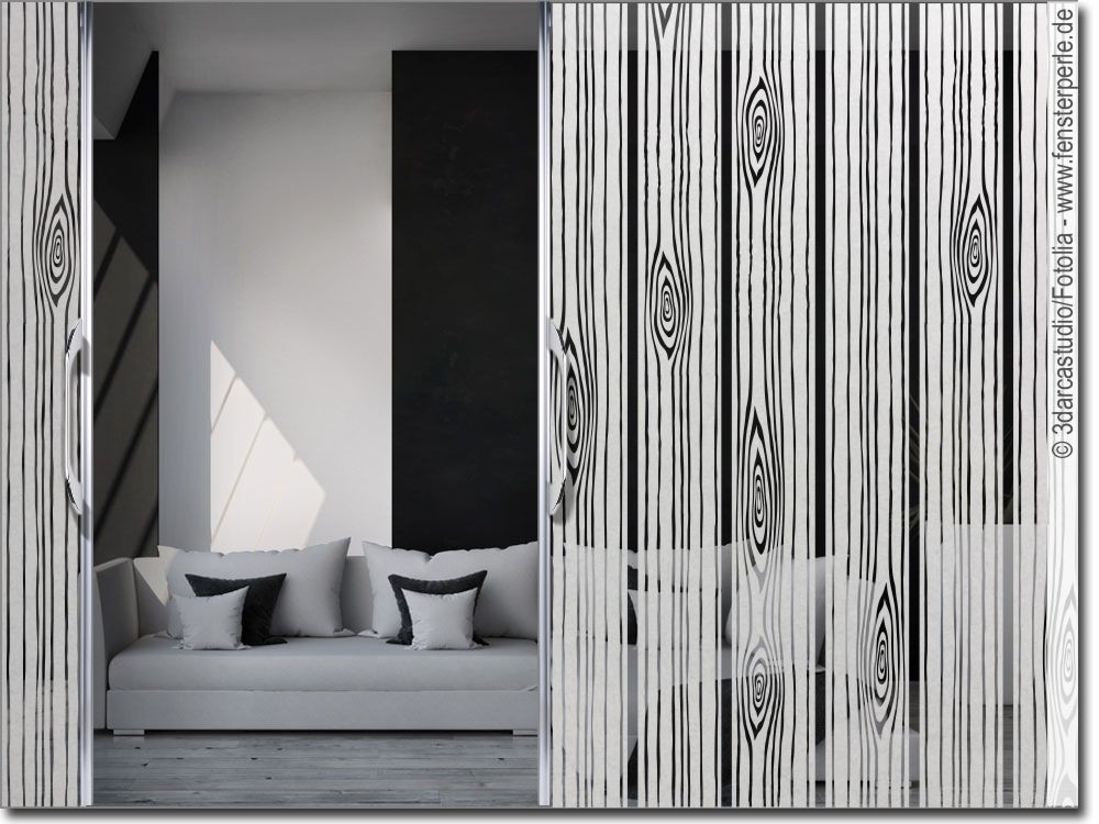 Fensterfolie mit Holzmaserung | Fensterperle.de