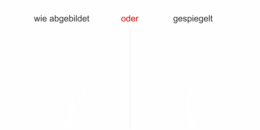 Fensterdeko Baum