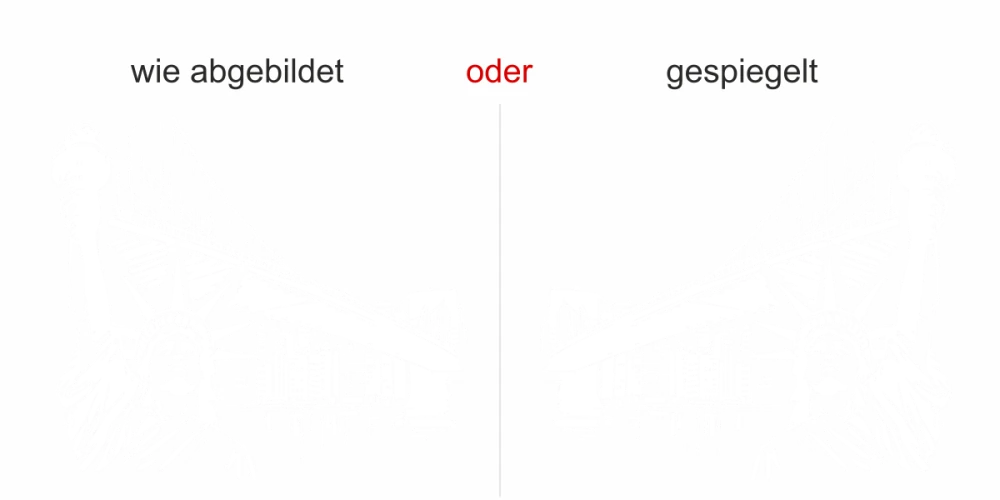 Fensterschmuck Skyline - Ansicht Ausrichtung und Farbauswahl Fensterschmuck Skyline - Ansicht Ausrichtung und Farbauswahl