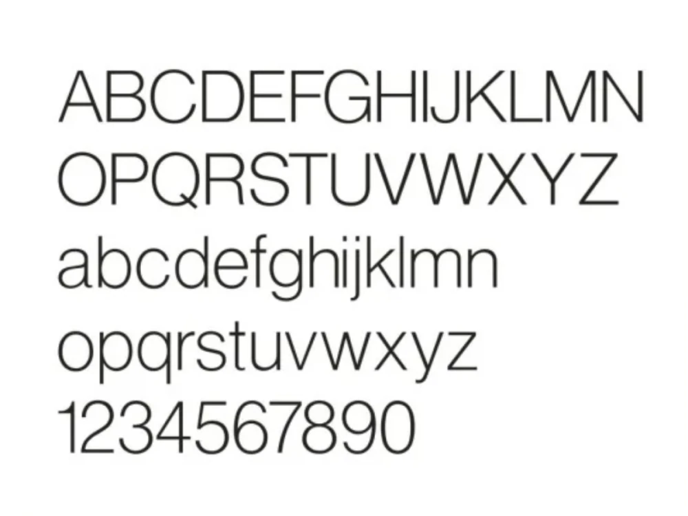 Sichtschutzfolie Gedeck mit Wunschtext - Ansicht Alphabet