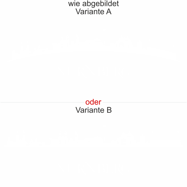 Glassticker Nürnberg - Ansicht Farbauswahl
