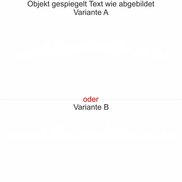 Glassticker Nürnberg - Ansicht Farbauswahl