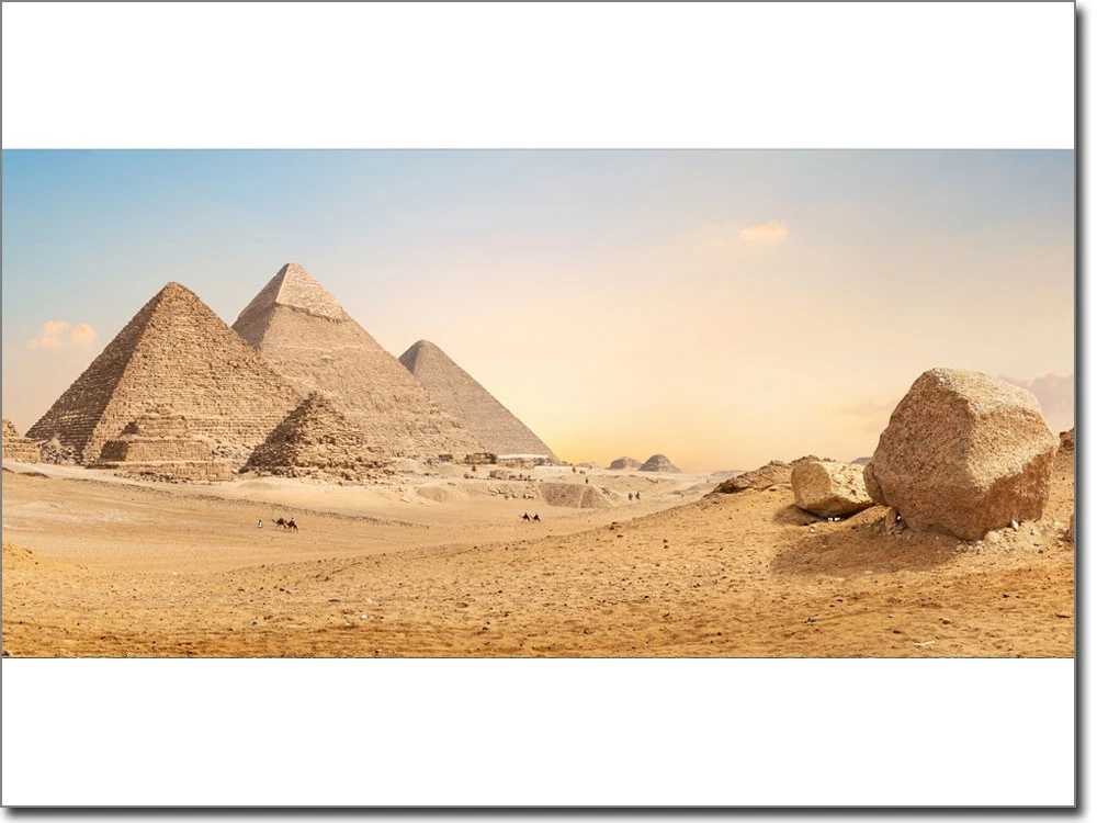 Fotofolie Pyramiden in Ägypten