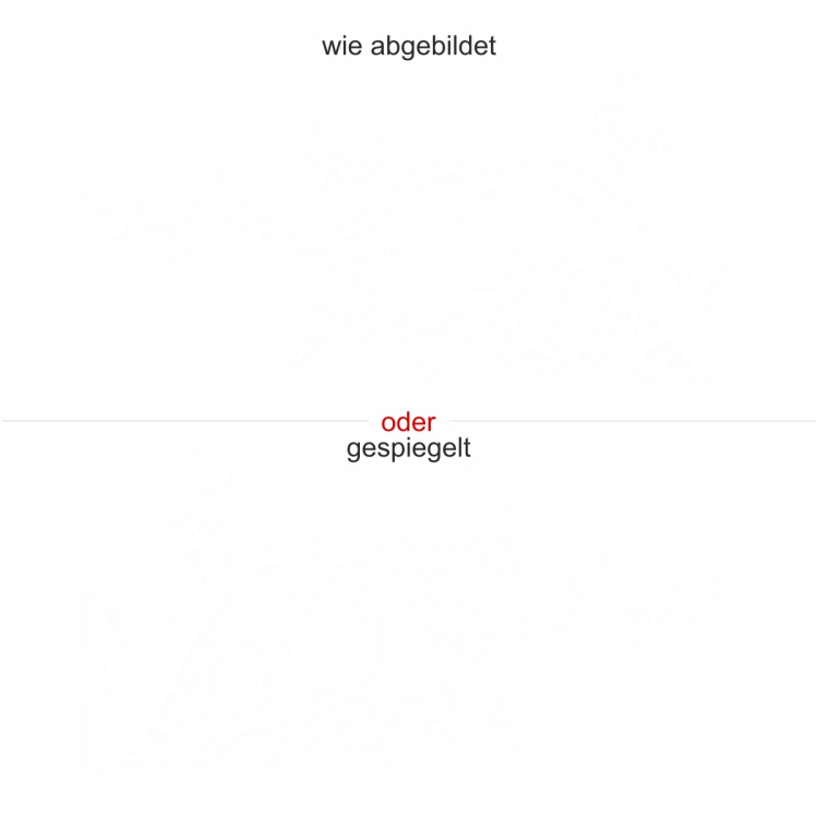 Glasdekor Herbstwind - Ansicht Farbauswahl Glasdekor Herbstwind - Ansicht Farbauswahl