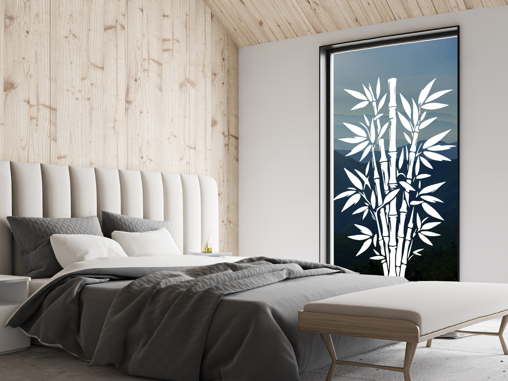 Glastattoo Bambusstrauch - Ansicht Farbauswahl