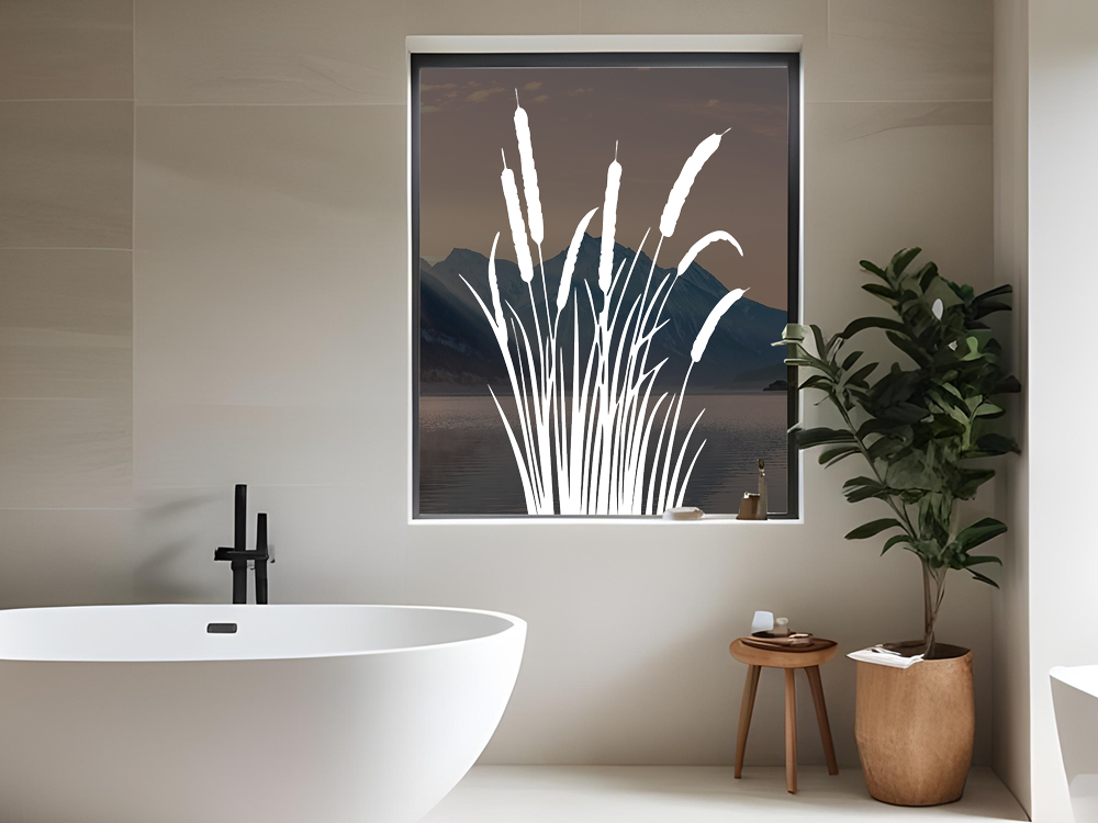 Glastattoo Kolbenschilf - Ansicht Farbauswahl