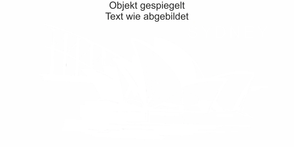 Glastattoo Opernhaus Sydney - Ansicht Ausrichtung und Farbauswahl Glastattoo Opernhaus Sydney - Ansicht Ausrichtung und Farbauswahl