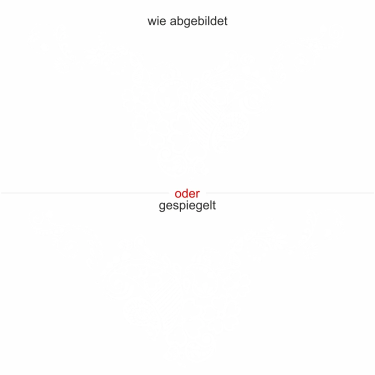 Glastattoo Ornament - Ansicht Farbauswahl